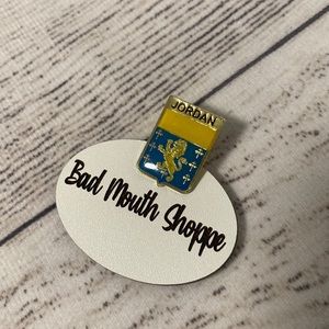 JORDAN Irish Ireland House Clan Family Name Crest Enamel Pin